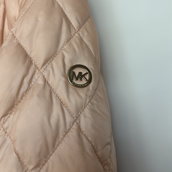 Michael Kors Pink Puffer Jacket with Hood - Picture 8 of 8